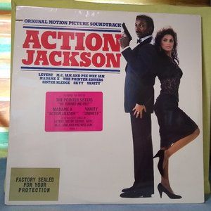 Action Jackson 1988 Soundtrack Vinyl record 100% MINT Factory Sealed